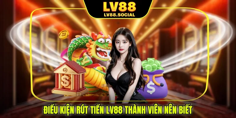 Điều kiện rút tiền LV88 thành viên nên biết